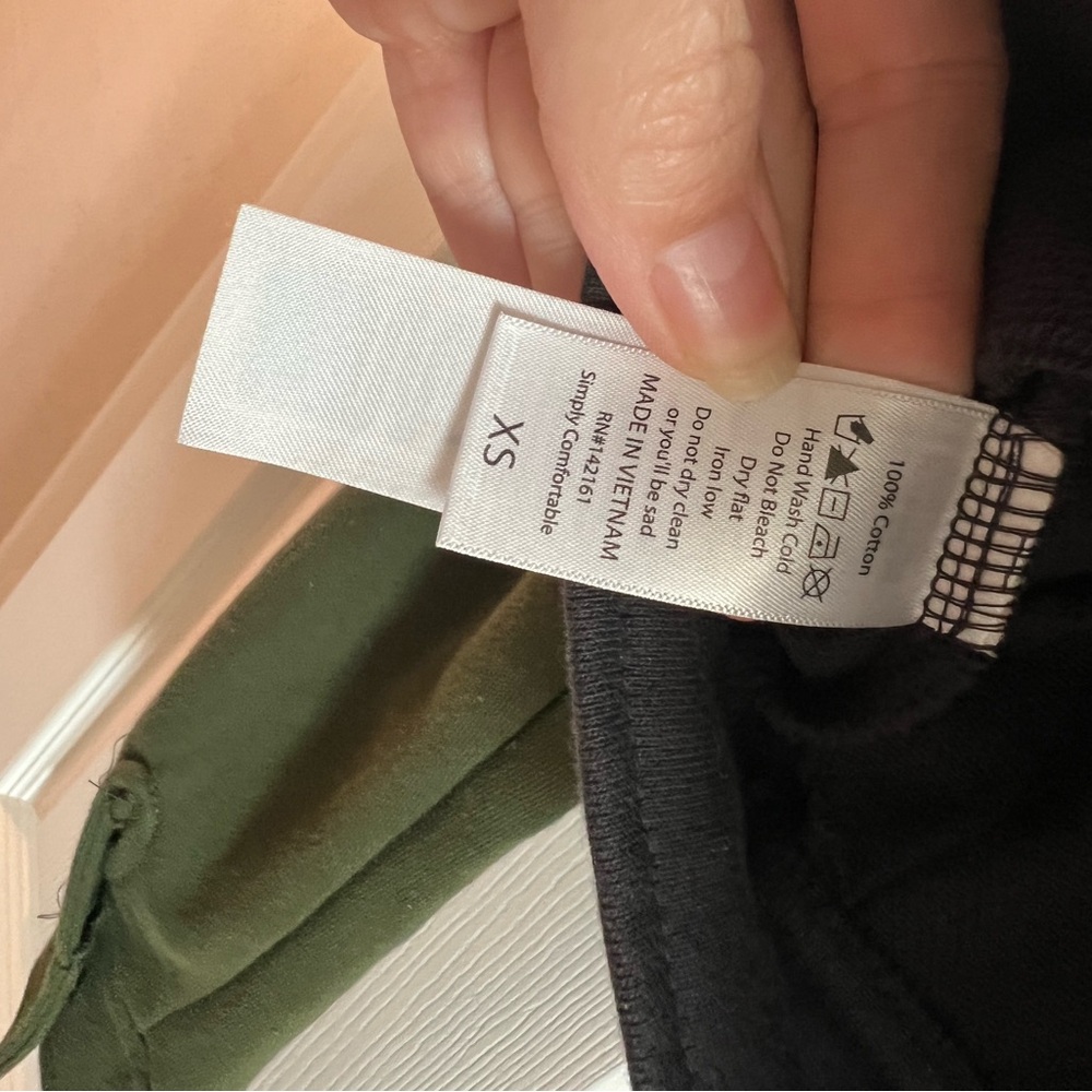 LuLaRoe Green and Gray Bomber Jacket with Asymmetrical Design - Picture 4 of 5